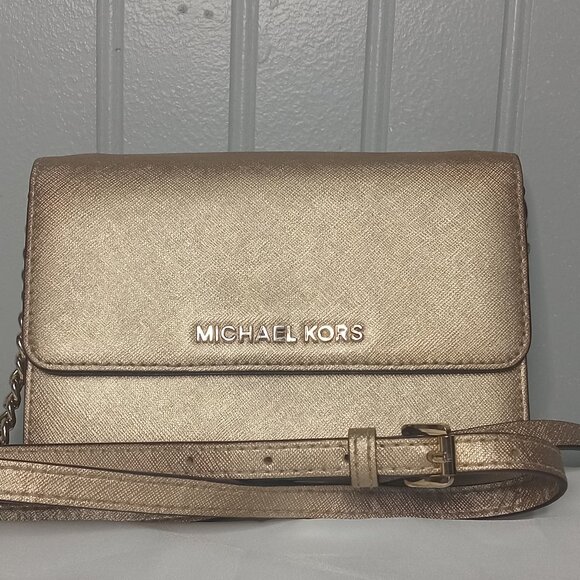 Michael Kors Handbags - Michael Kors Golden Crossbody Purse